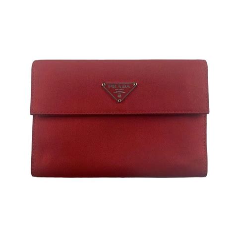 prada quilted nylon wallet|prada nylon wallet trifold.